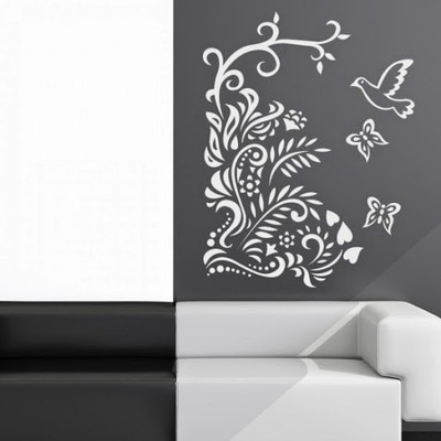 50% OFF on DeStudio Bird Leaf Butterfly Floral Size Giant WALL STICKER Sticker 50% OFF on DeStudio Bird Leaf Butterfly Floral Size Giant WALL STICKER Sticker