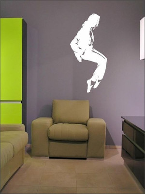 84% OFF on Wall1ders Dancing MJ PVC Vinyl Sticker Sticker Pack of 1