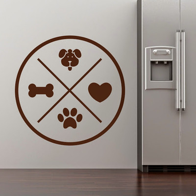 66% OFF on DeStudio Dog Pet Love Puppy Wall Sticker Sticker