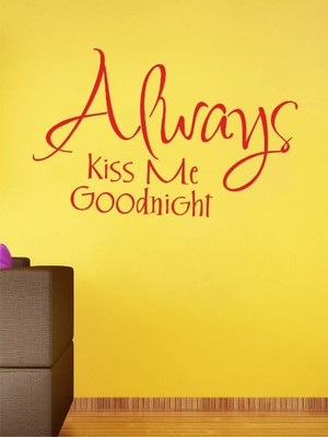 82% OFF on Wall1ders Kiss Me PVC Vinyl Sticker Sticker Pack of 1