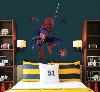 55% OFF on Uberlyfe 3D Cool Spiderman Vinyl Sticker Pack of 1