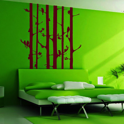 87% OFF on DeStudio Birds On Tree Two Size Tiny Wall Sticker