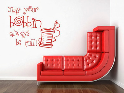 50% OFF on DeStudio DeStudio May Your Bobbin One Wall Stickers Size MEGA WALL STICKER Sticker