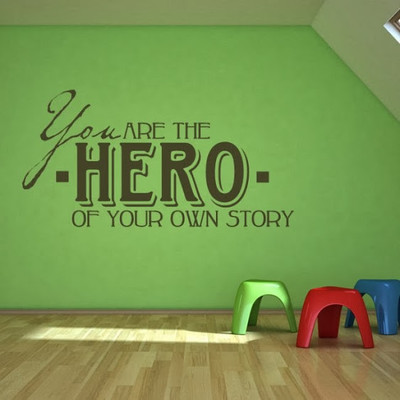 50% OFF on DeStudio DeStudio You Are The Hero Wall Stickers Size MEGA WALL STICKER Sticker