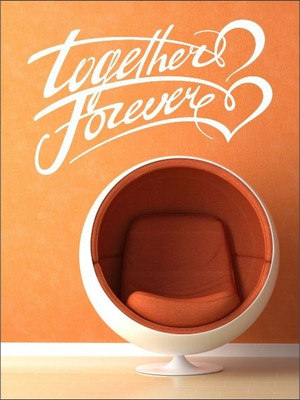 74% OFF on Wall1ders Together Forever PVC Vinyl Sticker Sticker Pack of 1