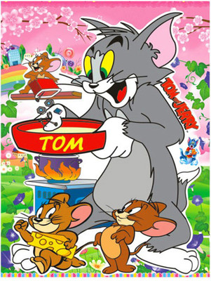 33% OFF on Pindia Tom & Jerry Friends Wall Sticker