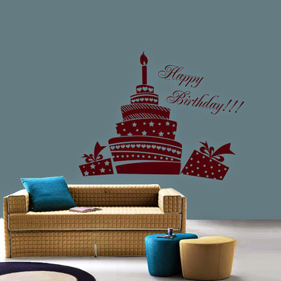 87% OFF on DeStudio Birthday Two Size Tiny Wall Sticker