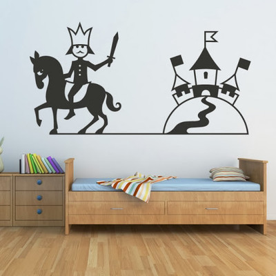 50% OFF on DeStudio DeStudio King And Castle Wall Stickers Size GIANT WALL STICKER Sticker