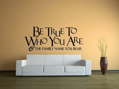 50% OFF on DeStudio DeStudio Be TRUE To Who You Are One Wall Stickers Size GIANT WALL STICKER Sticker