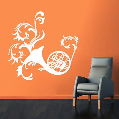 87% OFF on DeStudio French Horn One Size Tiny Wall Sticker