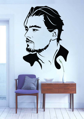 83% OFF on Decor Kafe Decal Style Leonardo DiCaprio Small Size-20*27 Inch Vinyl Film Sticker Pack of 1