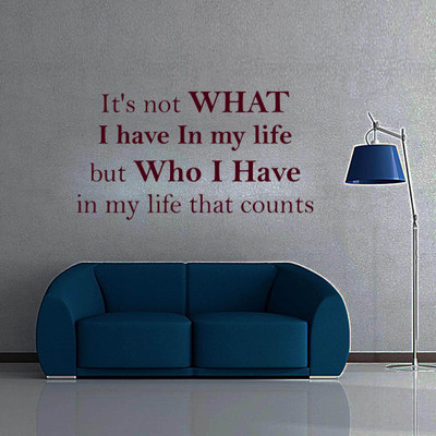 40% OFF on Creative Width Decor It's Not What I Have Vinyl Sticker Sticker Pack of 1