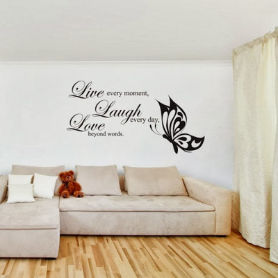 66% OFF on DeStudio Live Laugh Love One Size Tiny Wall Sticker