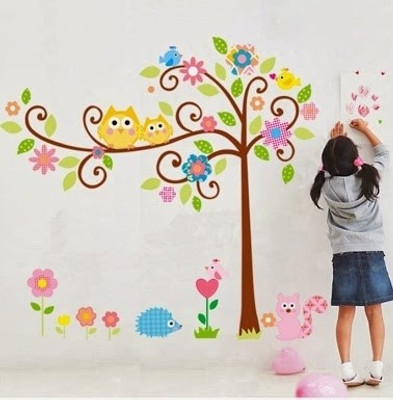50% OFF on WoW Wall Stickers World Famous OWL Tree PVC Removable Sticker 50% OFF on WoW Wall Stickers World Famous OWL Tree PVC Removable Sticker