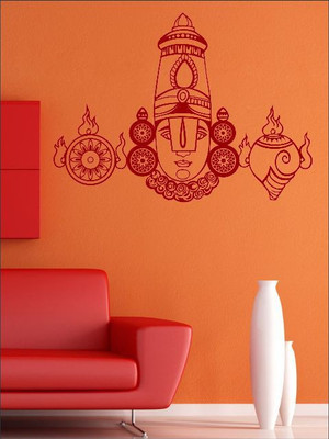 87% OFF on Wall1ders Tirupati Bala Ji Sticker Sticker Pack of 1