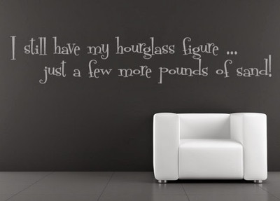 50% OFF on DeStudio DeStudio I Still Have My Hourglass Wall Stickers Size GIANT WALL STICKER Sticker