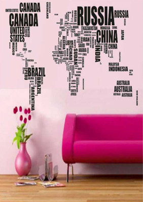 35% OFF on Ritzy World Map Living Room Wall Decal Sticker 35% OFF on Ritzy World Map Living Room Wall Decal Sticker