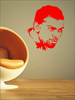 80% OFF on Wall1ders Virat Close-up PVC Vinyl Sticker Sticker Pack of 1
