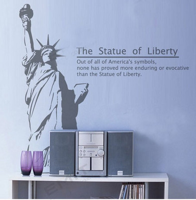 65% OFF on Uberlyfe American Symbol Statue of Liberty Pigmented Polyvinyl Films Imported Sticker Pack of 1