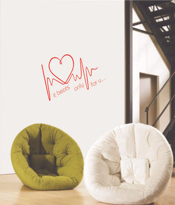 62% OFF on Ritzy Heart Beats Wall Decal Sticker 62% OFF on Ritzy Heart Beats Wall Decal Sticker