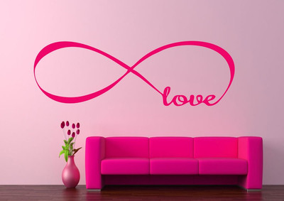 50% OFF on DeStudio Love Band Valentine Decal Color Pink Size 150cms X 60 Cms Wall Sticker Sticker