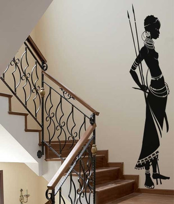 48% OFF on Ritzy African Tribe Living Room Wall Decal Sticker