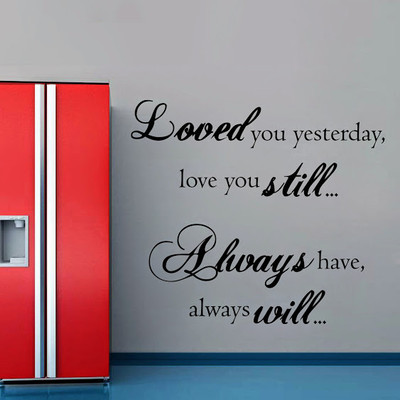 50% OFF on DeStudio DeStudio Love You Always Wall Stickers Size GIANT WALL STICKER Sticker