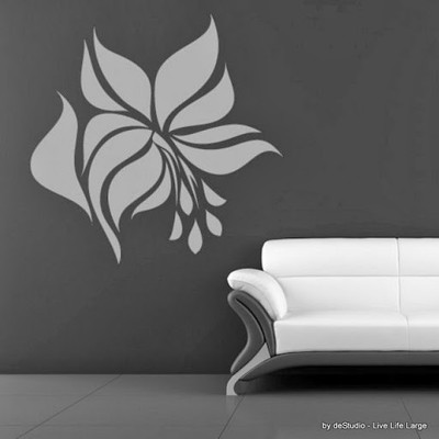 44% OFF on DeStudio Dew Flower Flowers Size Tiny Wall Sticker