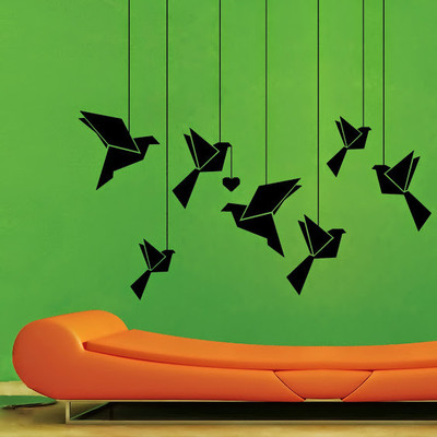 87% OFF on DeStudio Hanging Birds Size Tiny Wall Sticker