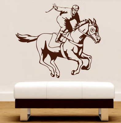 79% OFF on D��cor Kafe Decal Style Horse Riding Wall Art Small Size-24*21 Inch Wall Sticker Sticker Pack of 1 79% OFF on D��cor Kafe Decal Style Horse Riding Wall Art Small Size-24*21 Inch Wall Sticker Sticker Pack of 1