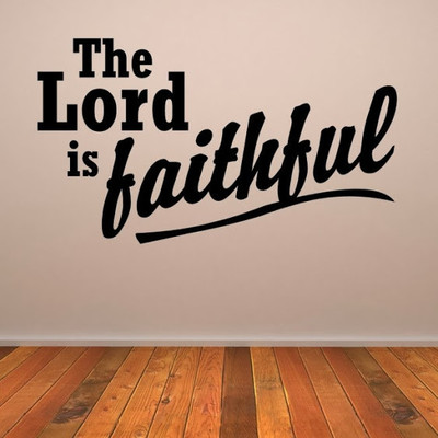 44% OFF on DeStudio The Lord Is Faithful One Size Tiny Wall Sticker 44% OFF on DeStudio The Lord Is Faithful One Size Tiny Wall Sticker