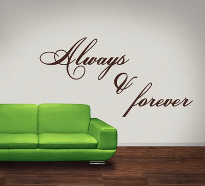 68% OFF on DeStudio DeStudio Always And Forever Wall One Wall Stickers Size SMALL WALL STICKER Sticker