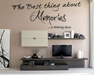 87% OFF on Decor Kafe Decal Style Memories Art Large Size-47*21 Inch Wall Sticker Sticker Pack of 1 87% OFF on Decor Kafe Decal Style Memories Art Large Size-47*21 Inch Wall Sticker Sticker Pack of 1