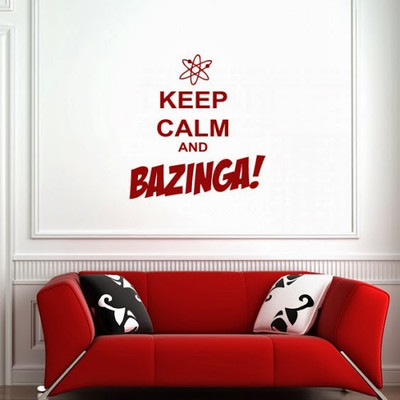 87% OFF on DeStudio Keep Calm And Bazinga Size Tiny Wall Sticker
