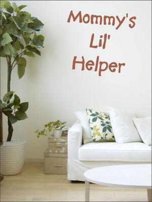 82% OFF on Wall1ders Mommy'S Helper PVC Vinyl Sticker Sticker Pack of 1