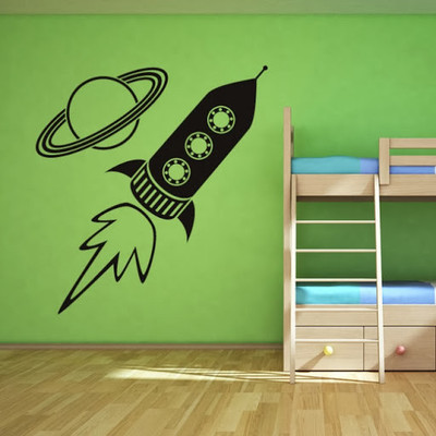 73% OFF on DeStudio DeStudio Rocket Wall Stickers Size MEDIUM WALL STICKER Sticker