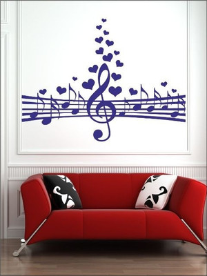 82% OFF on Wall1ders Rhythm & Soul PVC Vinyl Sticker Sticker Pack of 1