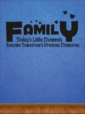 73% OFF on Wall1ders Family PVC Vinyl Sticker Sticker Pack of 1