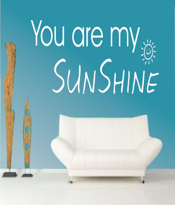 50% OFF on Ritzy You Are My Sunshine Living Room Wall Quotes Wall Decal Sticker