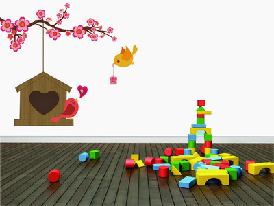 66% OFF on DeStudio Bird And tree Wall Sticker