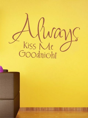 80% OFF on Wall1ders Kiss Me PVC Vinyl Sticker Sticker Pack of 1