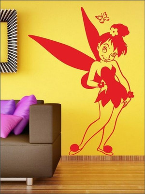 82% OFF on Wall1ders Fairy PVC Vinyl Sticker Sticker Pack of 1