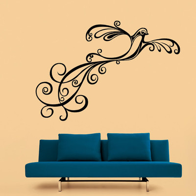 50% OFF on DeStudio DeStudio Curly Bird Wall Stickers Size JUMBO WALL STICKER Sticker