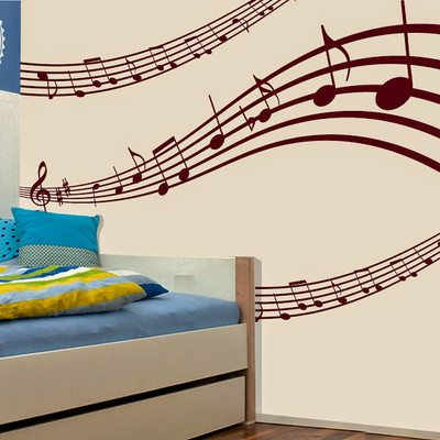 50% OFF on DeStudio DeStudio Musical Strings Two Wall Stickers Size MEGA WALL STICKER Sticker