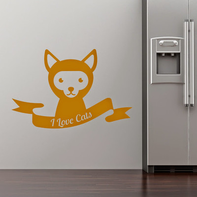 50% OFF on DeStudio Cats Love Wall Sticker Sticker 50% OFF on DeStudio Cats Love Wall Sticker Sticker