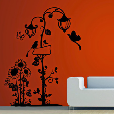 87% OFF on DeStudio Birds N The Lamp Post Size Tiny Wall Sticker