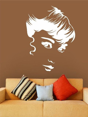84% OFF on Wall1ders Audrey Hepburn Sketch PVC Vinyl Sticker Sticker Pack of 1