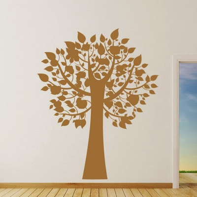 80% OFF on DeStudio Lots Of Leaves Tree Size Super WALL STICKER Sticker