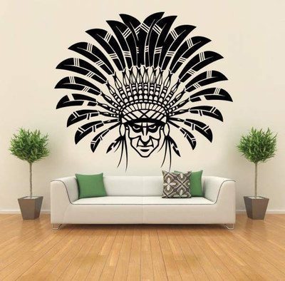 42% OFF on Hoopoe Decor The forest man dressed in his own style Wall Sticker Pack of 1