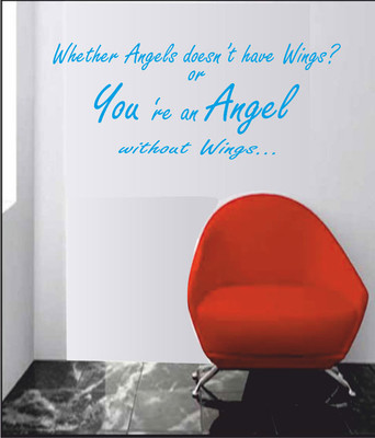 50% OFF on Ritzy You Are An Angel Living Room Wall Quotes Wall Decal Sticker